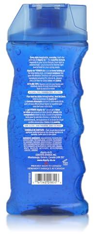 Dippity Do Dippity Do Power Gel - Men\'s Strong Hold Hair Gel - High Shine, Natural Feel and Non-Flaking - Formulated with Panthenol, Argan Oil, Olive Oil and Tea Tree Oil - 350 mL/11.8 fl oz