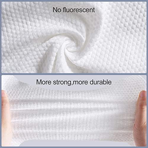 Cayxenful Cayxenful Disposable Face Towel Face Cloths for Washing Soft Cotton Dry Wipes Facial Cloths Towelettes for Washing and Drying, 100 Count Facial Tissue for Cleansing, Skincare and Makeup Remover