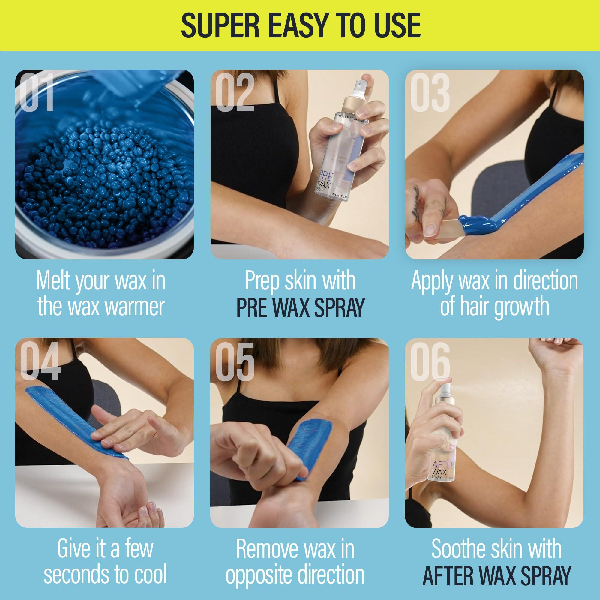 Tress Wellness Tress Wellness Bikini Wax with Pre & After Wax Spray