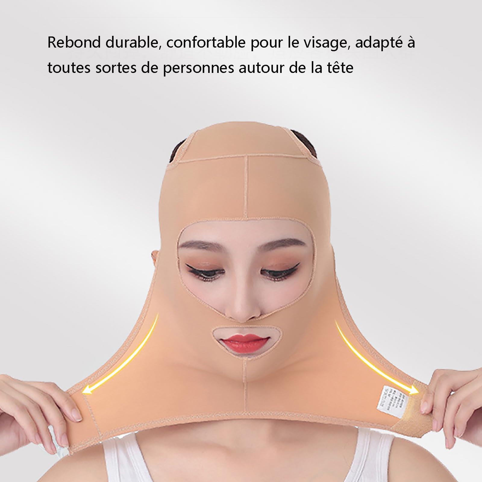 Walkervo Walkervo Reusable Facial Slimming Strap Face Toning Belts V Line Lifting Face Slimming Mask Chin Strap for Women, Eliminates Sagging Skin Firming Anti Aging Facial Shaped Belt,L