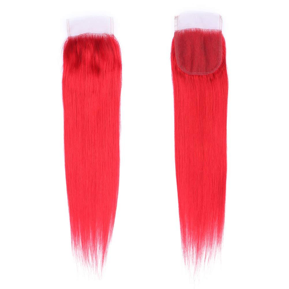 Generic Cloud Hair Free Middle Three Part Closure With Virgin Human Hair 3Bundles Extensions 4Pcs 4x4 Lace Closure and Straight Hair Wefts 340G/Lot (18 20 22+16 inch closure)