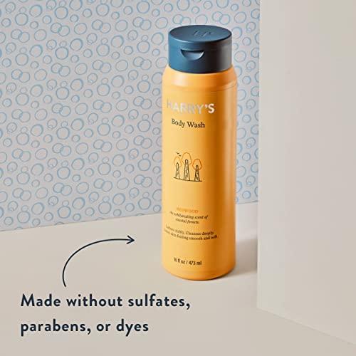 Harry's Harry's Men's Body Wash Shower Gel - Redwood, 16 Fl Oz (Pack of 3)
