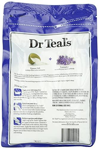 Dr Teal's Dr. Teal's Pure Epsom Salt Soaking Solution Gift Set (3 Pack, 3lbs ea.) - Soothe & Sleep Lavender, Relax & Relief Eucalyptus with Spearmint, Wellness Therapy with Rosemary & Mint