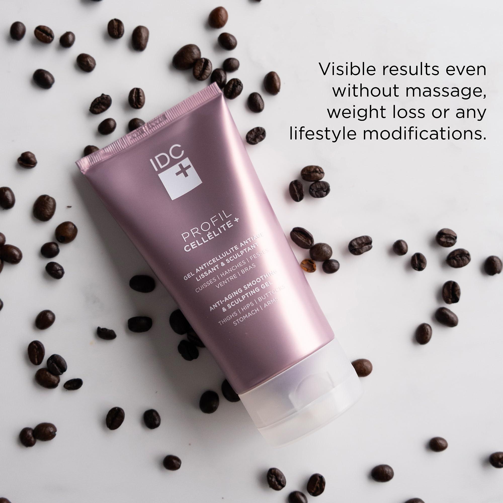 IDC IDC Dermo Profil Celllite Anti Cellulite Body Sculpting Gel - 5 fl oz - Body Firming & Toning Caffeine Gel Cellulite Remover - Vegan Cellulite Treatment for Legs, Stomach, Arms, Thighs & Hips