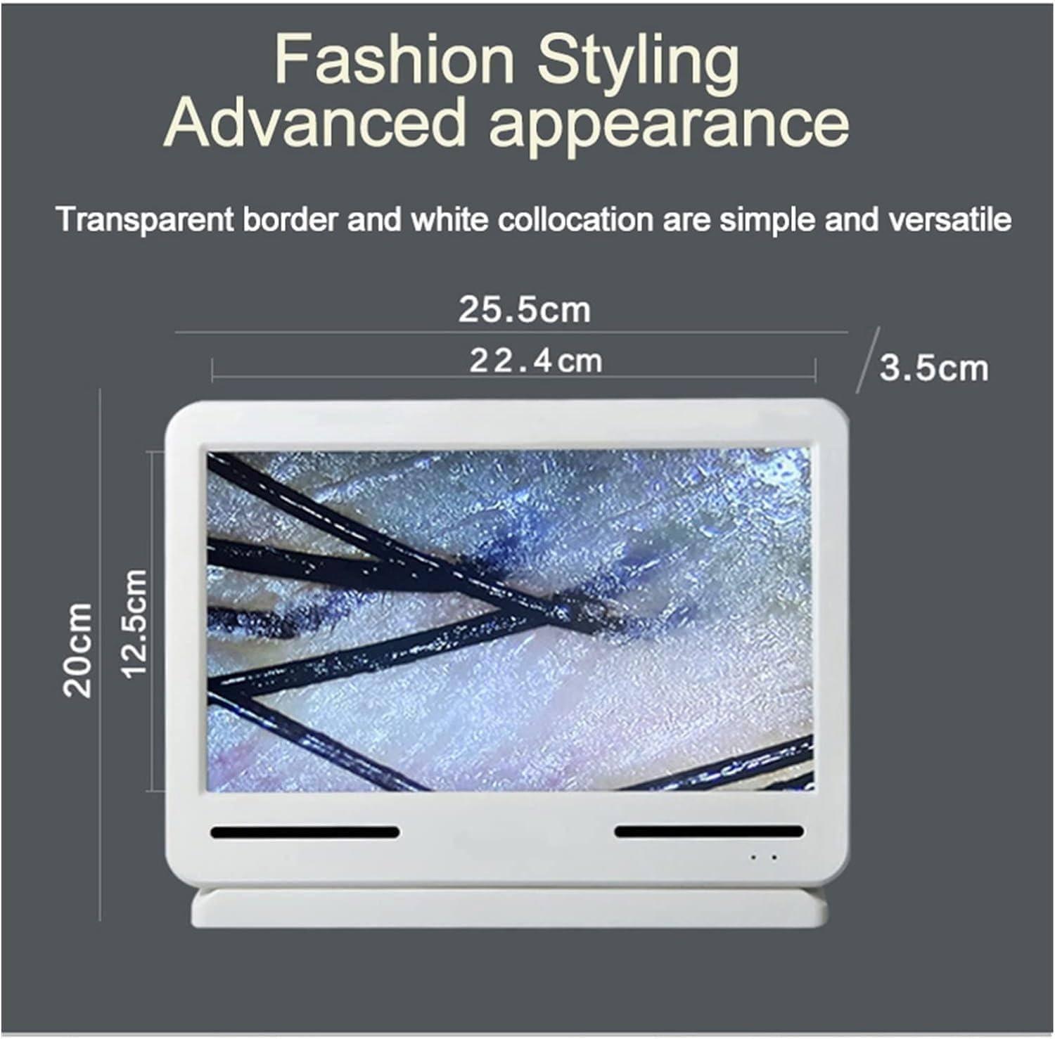 RESKIU RESKIU Skin Diagnosis Hair Analyzer Machine, 200X Skin Hair Scalp Detector Analyzer, Hair Analyzer for Skin Diagnosis, Scalp Hair Follicle Skin Analysis Machine with 11 Inch LCD Screen