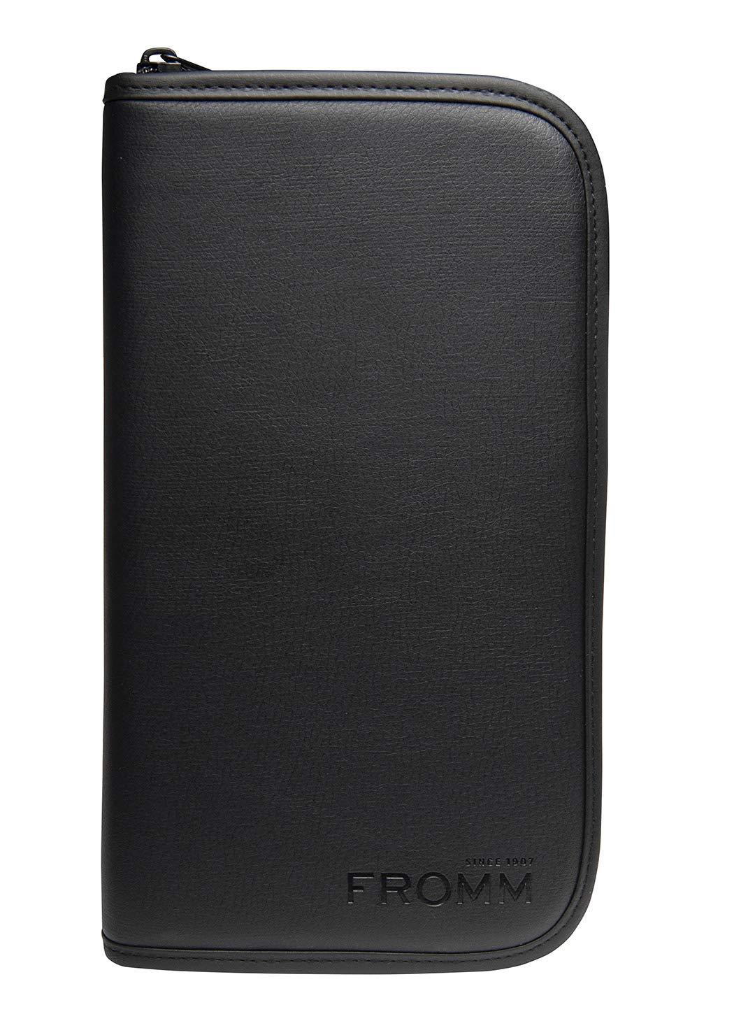 Fromm Fromm Zip Shear and Tool Carrying Case for Stylists and Barbers, Holds up to 8 Shears, Combs, Razors, and Tools, Padded Shear Storage with Bonus Accessory Compartment, Black
