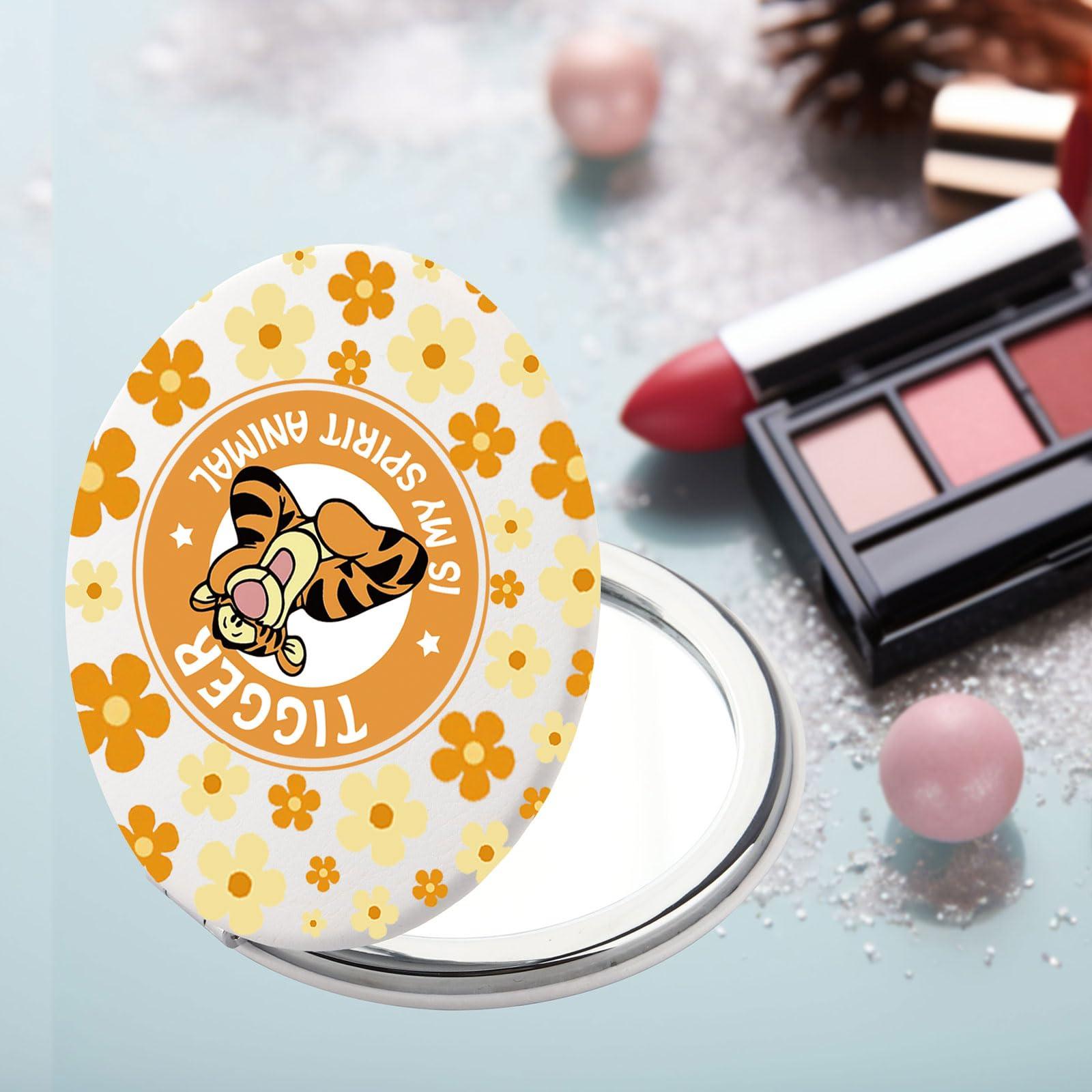 SEIRAA SEIRAA Tigger Pocket Mirror Tigger Gifts Tigger Compact Mirror Tigger is My Spirit Animal Tigger Merchandise (Tiger)
