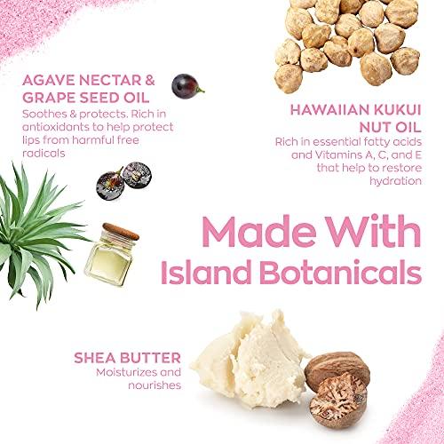 Hanalei Hanalei Cruelty-Free & Paraben-Free Lip Treatment to Soothe Dry Lips  Made with Kukui Oil, Shea Butter, Grapeseed Oil  Restores Dry Lips - Made in USA  Rose Tint  Full Size, 15g