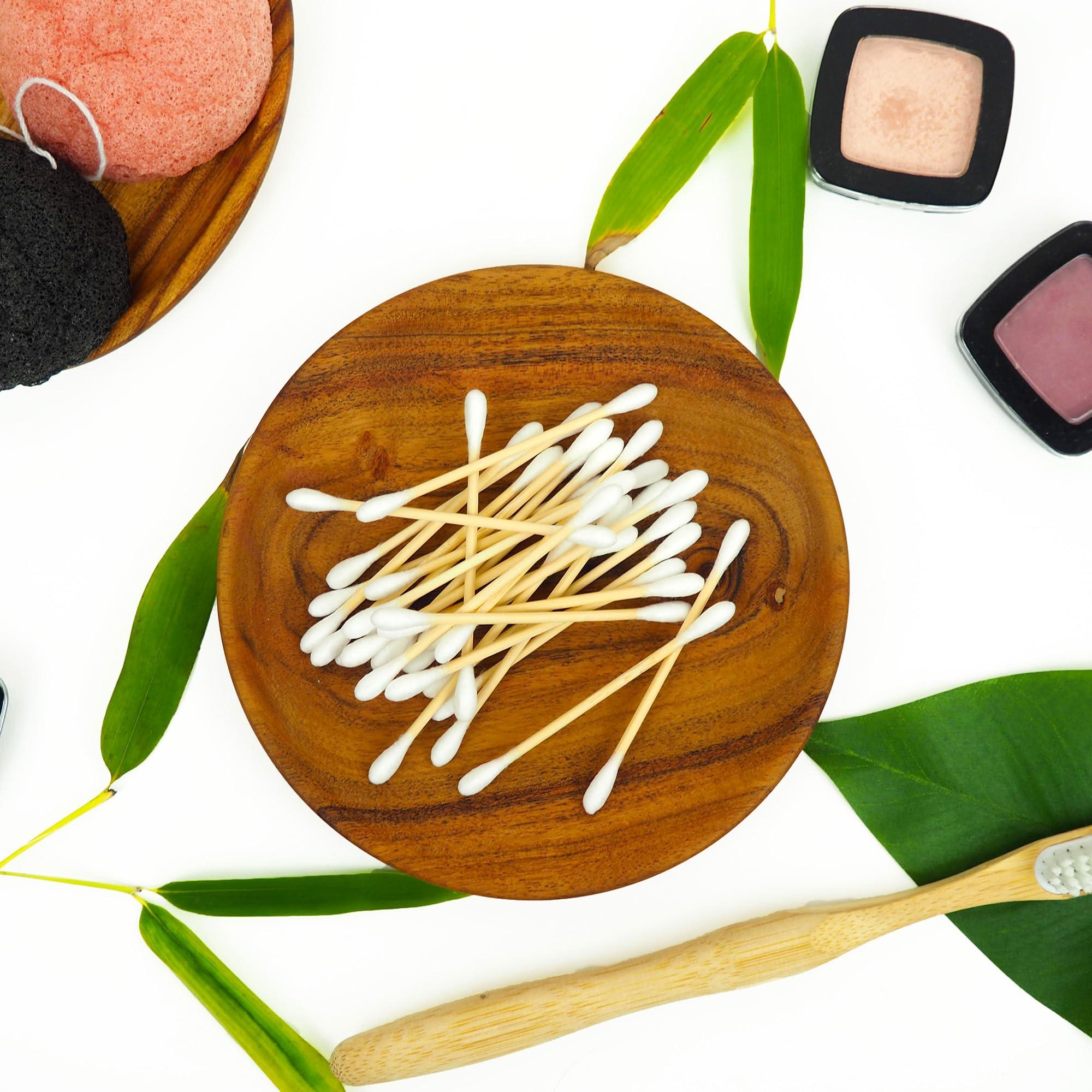 FEEL NATURAL Box of 200 Feel Natural Bamboo Cotton Buds White