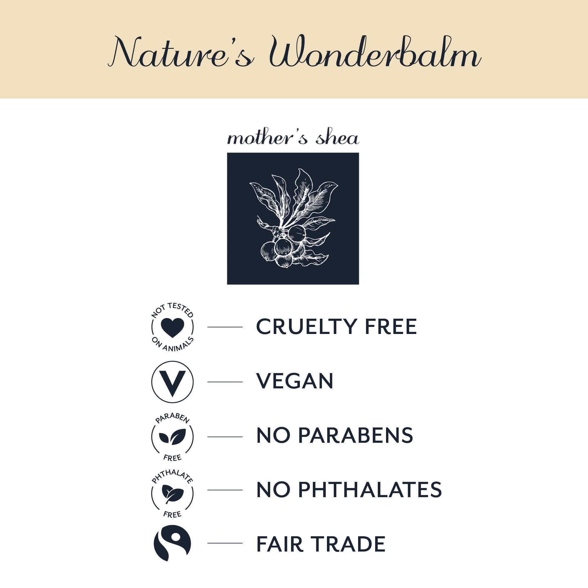 Mother's Shea Mother's Shea Whipped Shea Butter (Vanilla, 2 Oz Tins - Set of 3) 100% Pure Raw Unrefined African Shea - Organic, Sustainably-Sourced Ingredients - Natural Skin & Hair Care