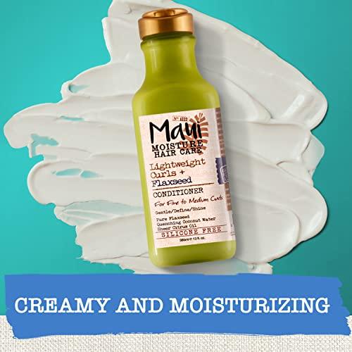 Maui Moisture Maui Moisture Lightweight Curls + Flaxseed Conditioner, Conditioning, Paraben Free, Silicone Free, 13 Fl Oz