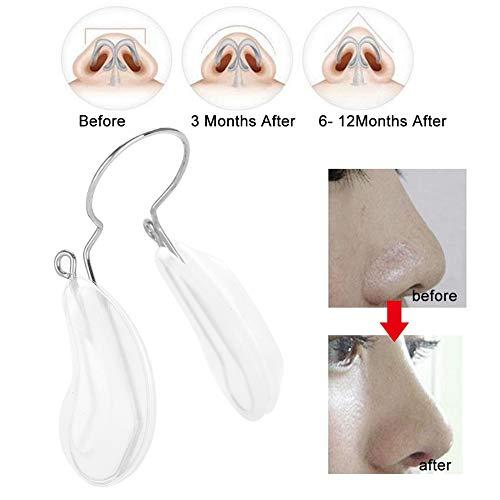 Betued Betued Nose Up Clip, Nose Enhancer, Nose Up Shaping Lifting Nose Beauty Up Lifting Straightening Clip Bridge Beauty Enhancer Reshaper for Wide Crooked Nose
