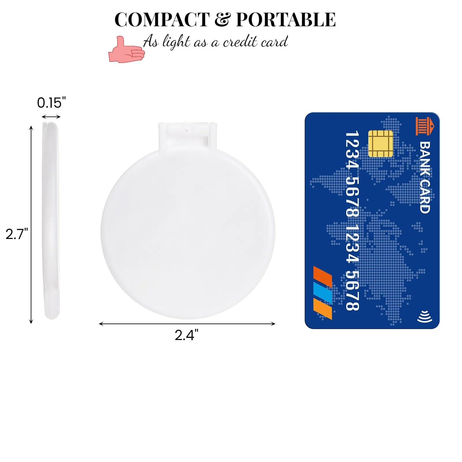 ZOOFOX ZOOFOX 50 Pieces Compact Mirror Bulk, Round Makeup Mirror for Purse, Mini Folding Mirror for Women Girls Travel Daily Use