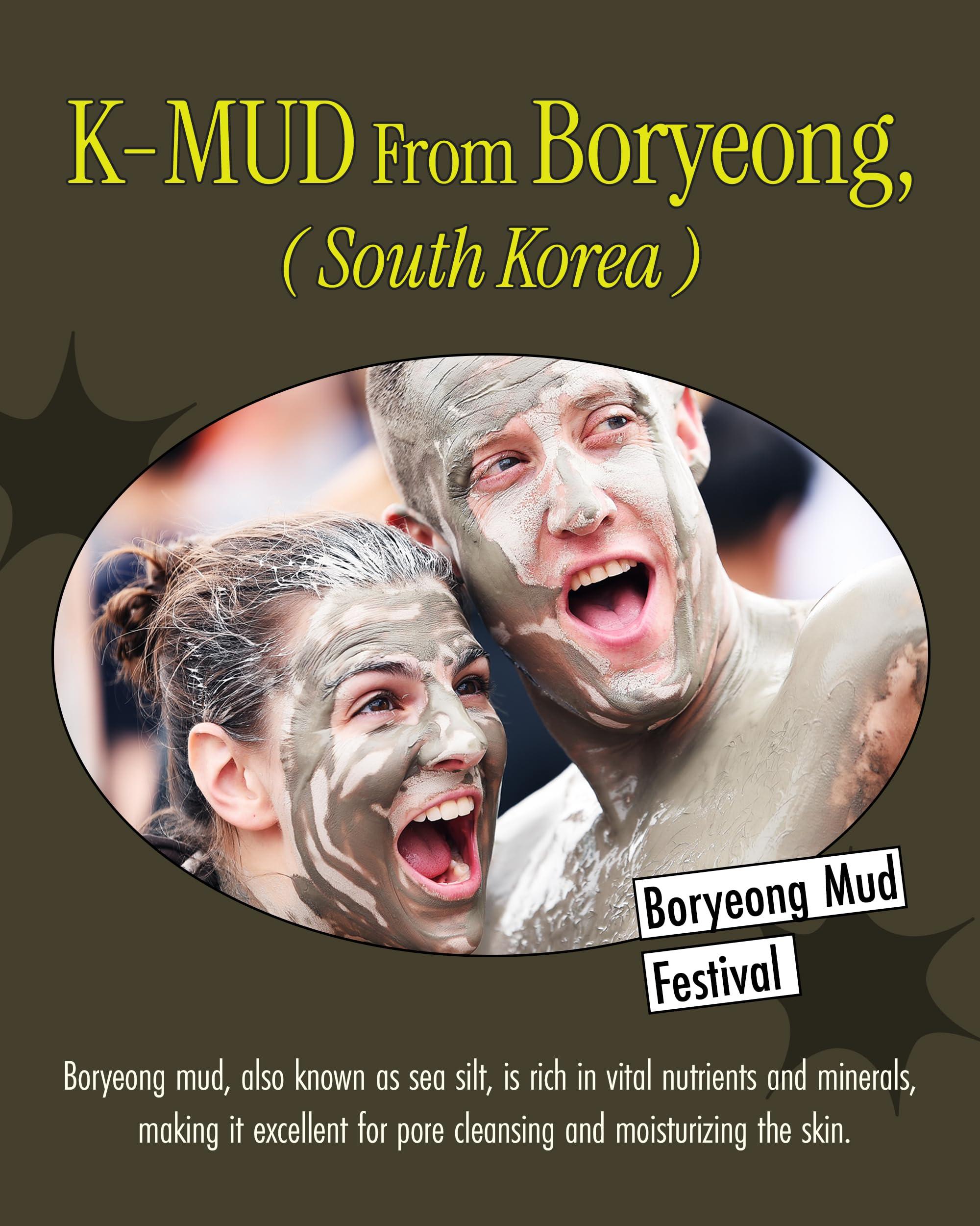 BRMUD BRMUD Relief Mud Secret Body Scrub | Korean Body Wash Scrub Exfoliator for Ingrown Hair & Razor Bumps | After Waxing Care Feminine Wash w/Brown Sugar | Body Wash for Sensitive Skin (6.34 fl oz)