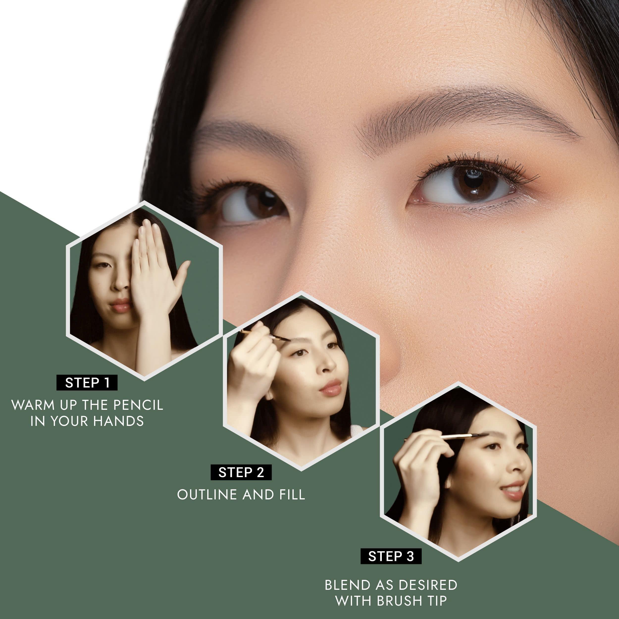 browluxe Browluxe Eye Brow Pencil | Ultra Thin Precision Eyebrow Pencil | Long Lasting | Waterproof Eyebrow Makeup | Nourishing Brow Definer Pencil | Taupe