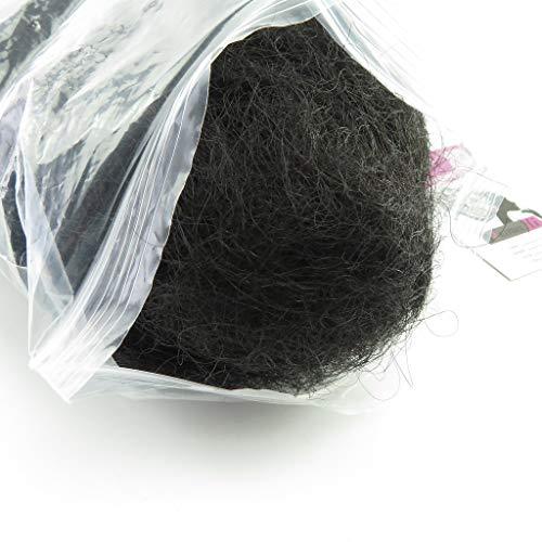 RemeeHi RemeeHi Kinky Bulk Human Hair 1 Bundles Remy Mongolian Afro Kinky Bulk 50 Gram/Pc Kinky Curly Hair Crochet For Braiding Dark Brown 3 Packs