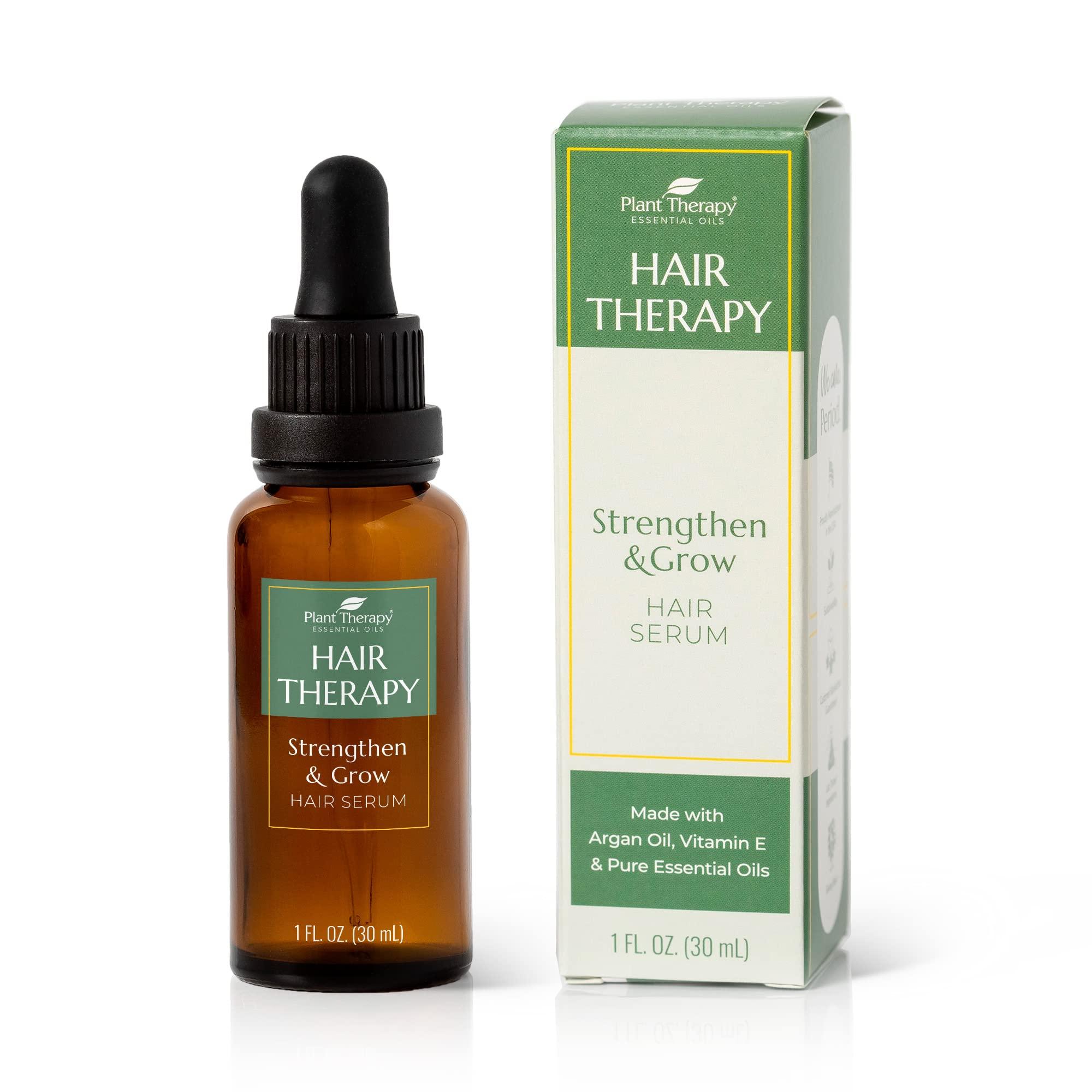 Plant Therapy Plant Therapy Hair Therapy Strengthen & Grow Hair Repair Serum 1 oz with Argan & Castor Oil