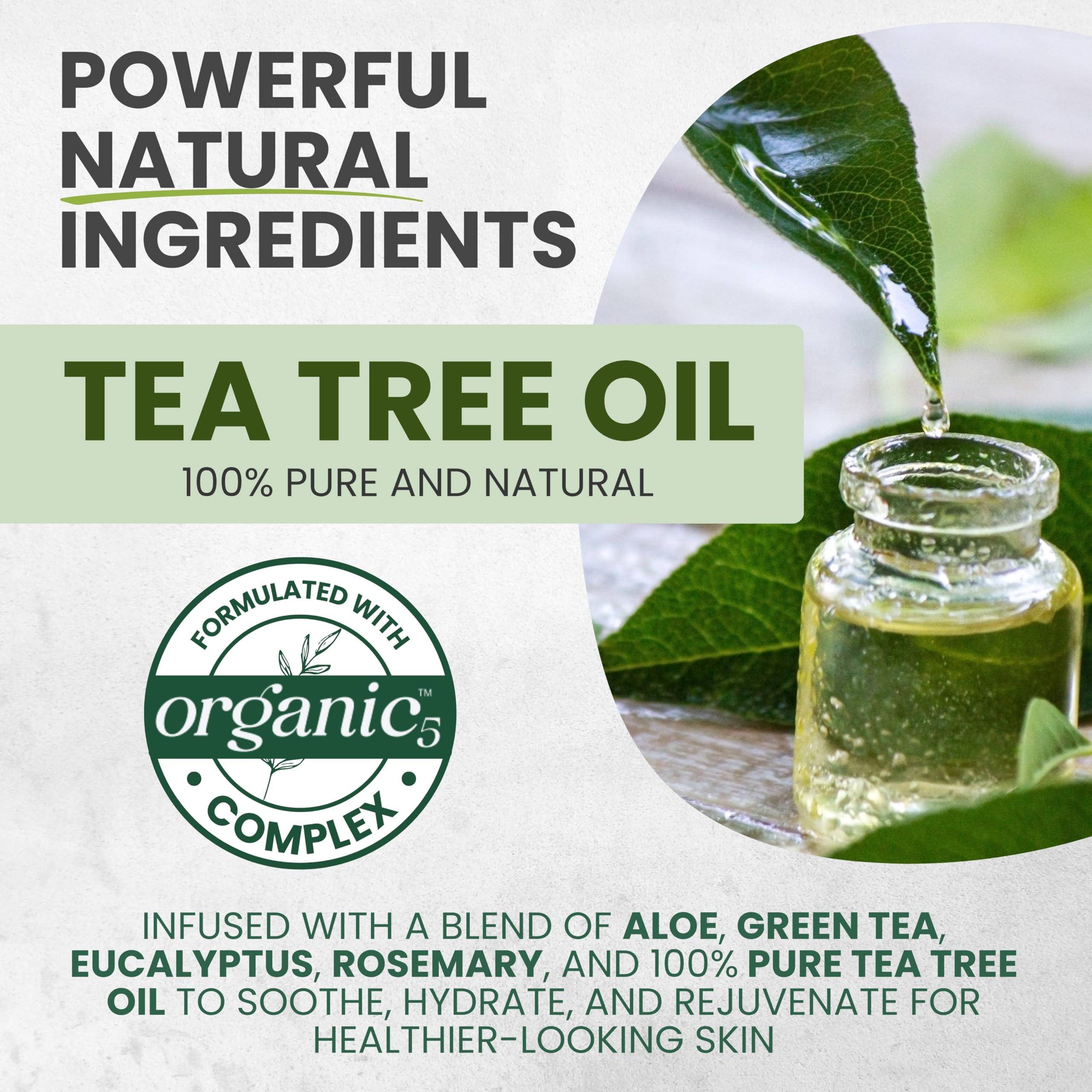 KESMEDIK KESMEDIK Tea Tree Soap | Antifungal Foot & Body Wash for Deep Cleansing & Body Odor, Athletes Foot, Ringworm, Jock Itch, and Smelly Feet (1-Pack)