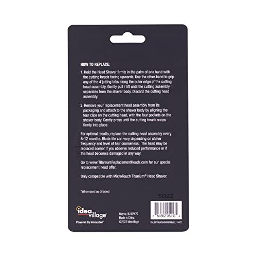 Micro Touch MicroTouch Titanium Head Shaver, Replacement Head Only
