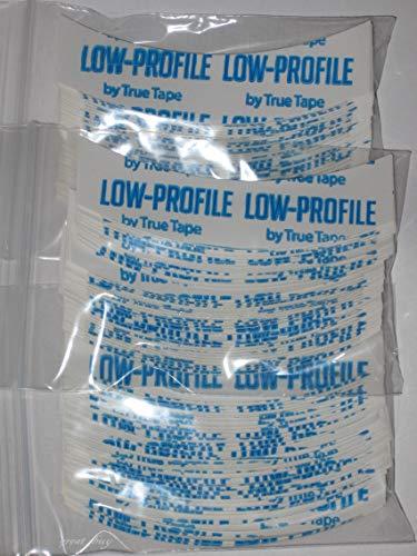 True Tape,LLC. Supertape Low-Profile Lace Front -LF-Clear Tape-Double Sided -Lace Wigs, Toupee, Hairpiece System-108 Piece.