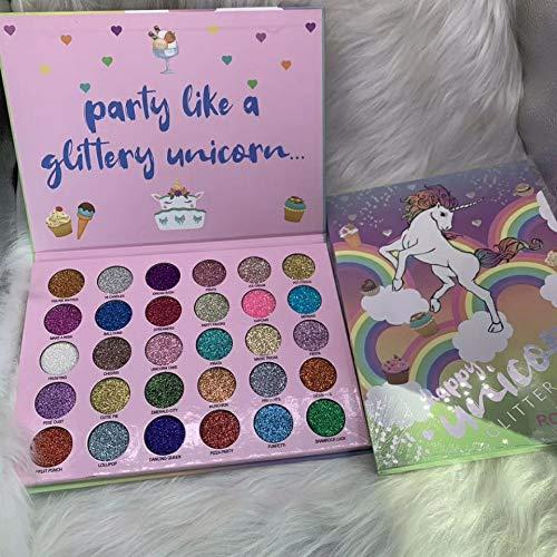 Abelyn Abelyn Long Lasting Glitter Eyeshadow Palette Makeup 30 Colors High Pigment Shining Shimmer Eye Pressed Powder Cosmetics Beauty Party