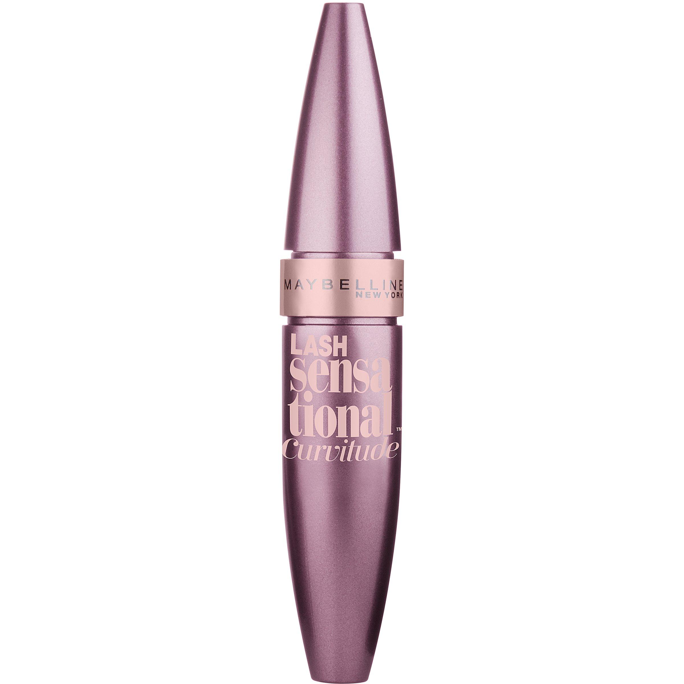 Maybelline New York Maybelline New York Lash Sensational Curvitude Washable Mascara, Blackest Black, 0.33 fl. oz.