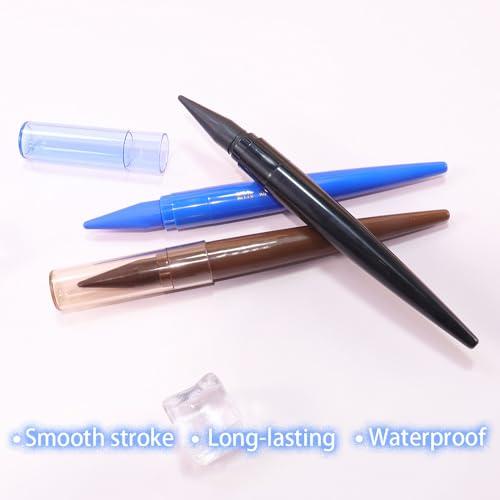 AMY\'S DIARY AMY\'S DIARY Blue Gel Eyeliner,Cream Eyeliner Tool Smudge Proof Eyeliner Pencil,Matte Blue Eye-liner Pencil Tattoo Eyeliner Pen, Eyeliner Gel Stick Makeup Eye-liners for Women Girls (blue)