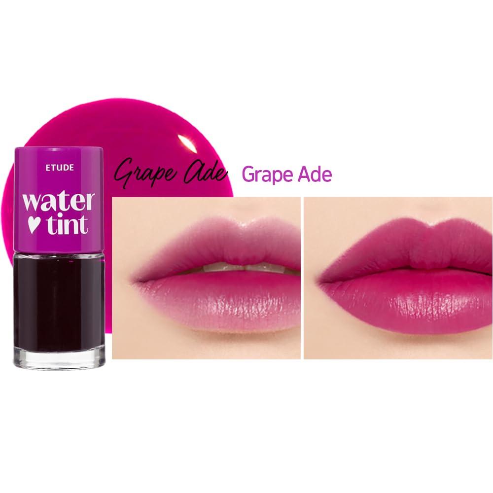 Etude House ETUDE Dear Darling Water Tint - Grape Ade | Vivid Color Lip Stain with Moisturizing Weightless & Non-sticky Finish Lip Stain | Smudge-proof Lip Tint | Korean Makeup, Perfect for Gift