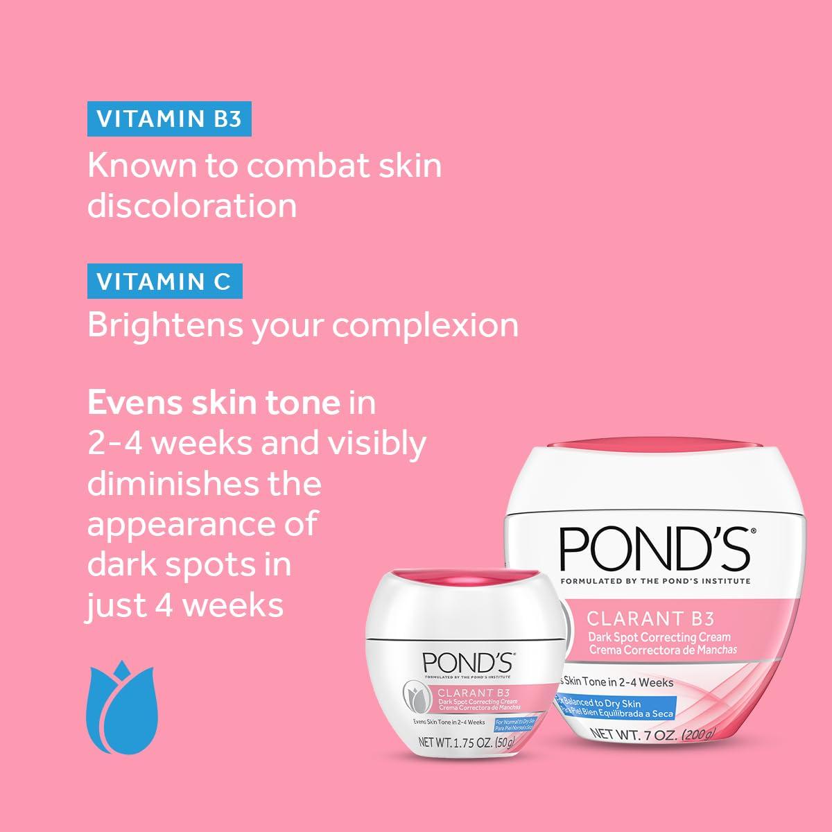 Pond's Pond's Dark Spot Corrector Clarant B3 Normal To Dry Skin,7 Ounce (Pack of 2)