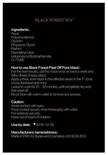 Boolavard Black Forest Spa® Blackhead Killer Anti Acne Facial Mask Peel Off Mask 10x6ml