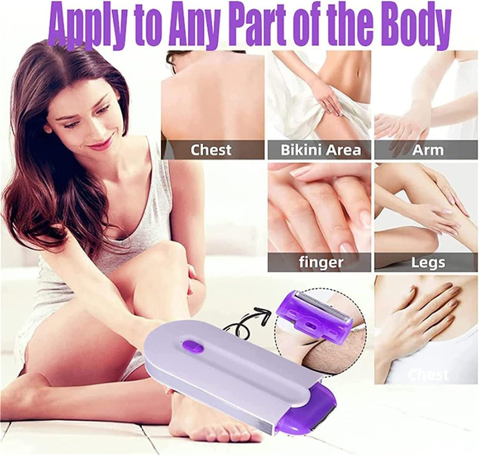 vlrbfl Hair Remover, Glame Smooth Beam Hair Removal, Londour Magic Hair Eraser for Women Painless, Smart Silky Smooth Hair Eraser for Women, Applicable to Any Part of Body (1pcs)