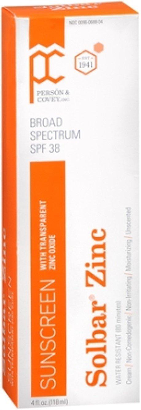 Solbar Solbar Zinc Sun Protection Cream SPF 38 4 oz (Pack of 12)