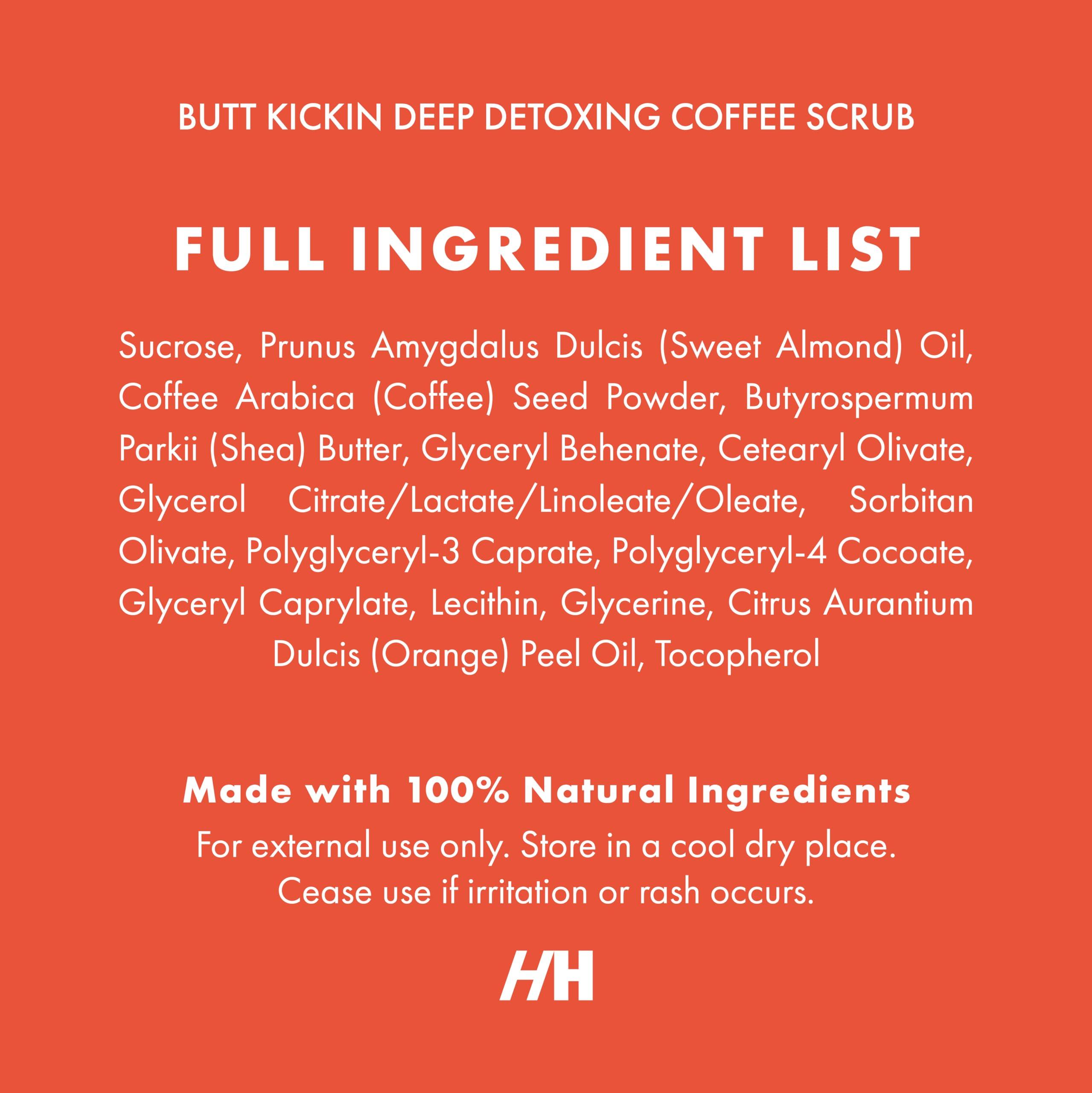 Handmade Heroes Coffee Scrub Foot & Body Exfoliator and Lip Scrub Bundle - 100% Natural Vegan Skin Care by Handmade Heroes