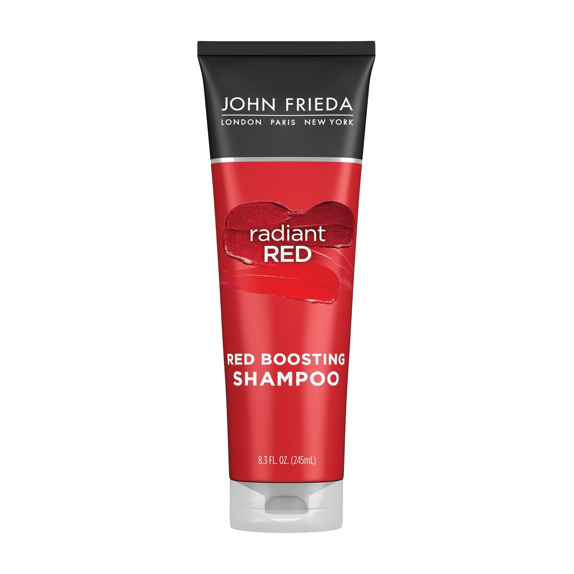 John Frieda John Frieda Radiant Red Red Boosting Shampoo, Daily Shampoo, Helps Enhance Red Hair Shades, 8.3 Ounce, with Pomegranate and Vitamin E
