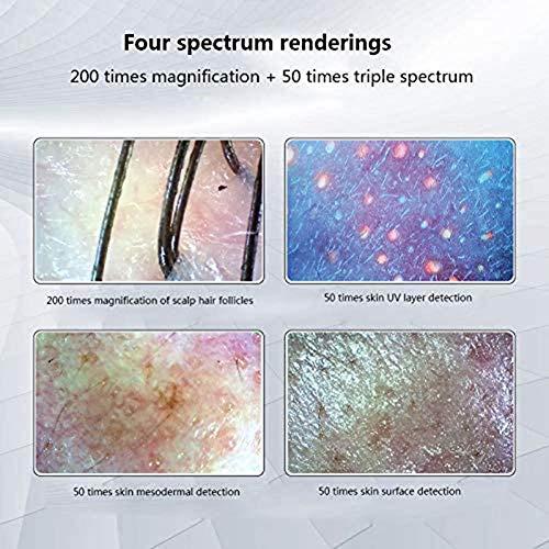 BIUYYY 11-inch Hair Tester, Skin Hair Scalp Detector Digital Microscope Skin Analyser for Skin Hair Care