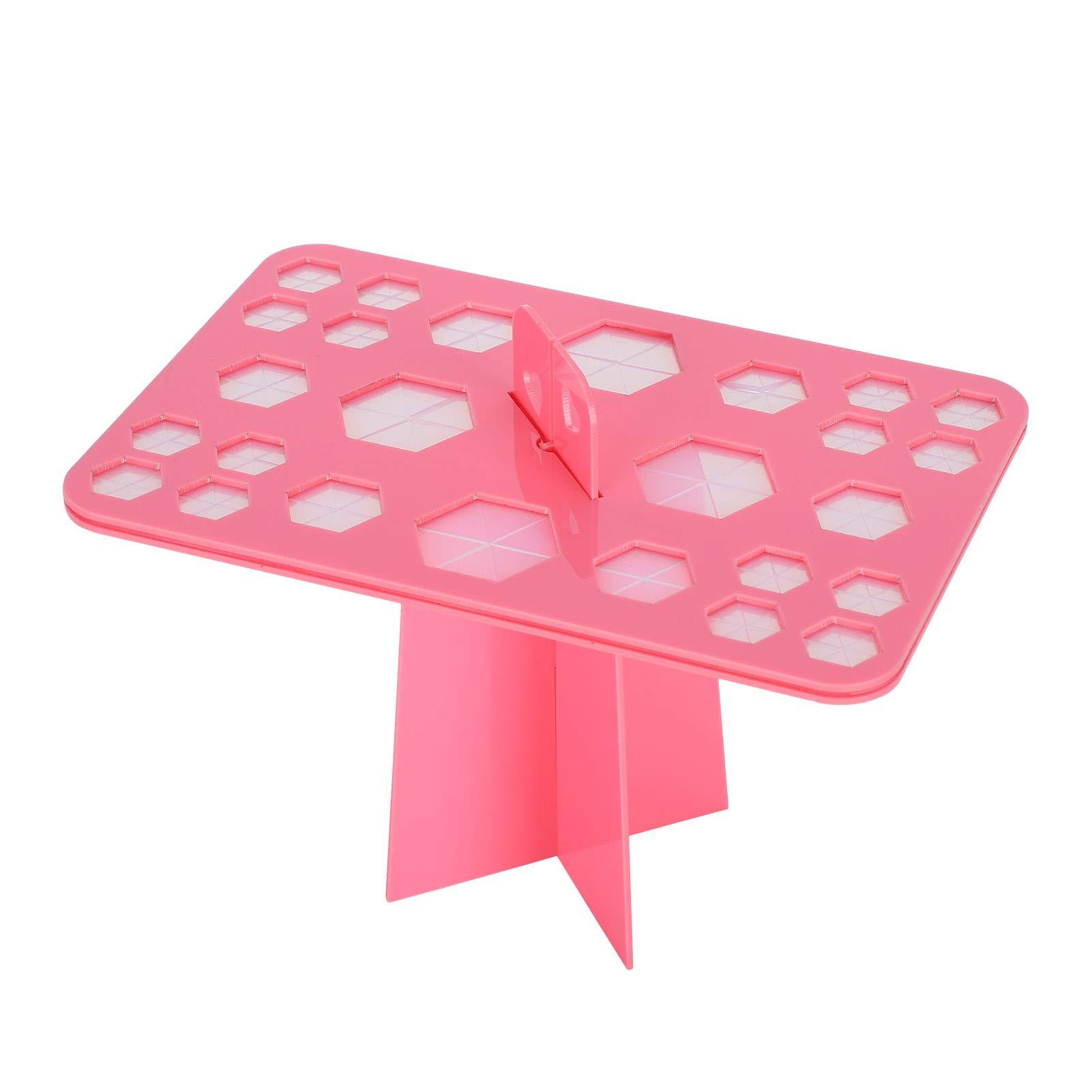 ANGGREK ANGGREK Brush Dryer Holder, 26 Hole Makeup Brush Drying Rack Organizer Cosmetic Brush Display Stand Shelf Tool Makeup Brushes Drying Rack/Storage/Display Makeup Storage Case