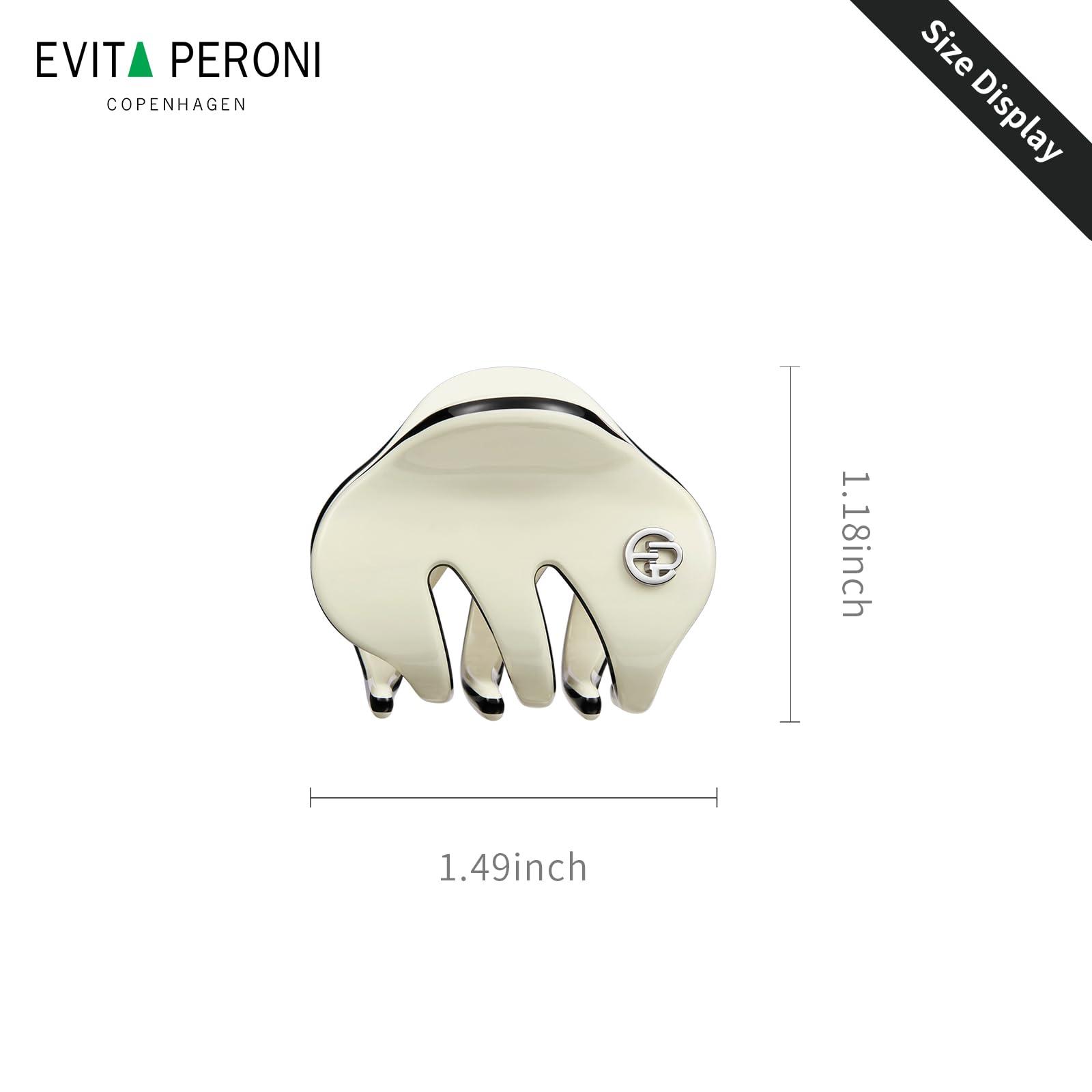 EVITA PERONI EVITA PERONI Hair Clip, Classic Small Claw Clip, Colorful Mini Hair Clips Acetate version