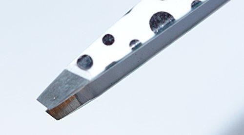 DreamCut DreamCut Black and White Polka Dot Expert Slant Tweezers