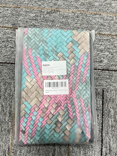 NIZIYI Mermaid Makeup Brushes Sets, Mermaid Makeup Cosmetic Brush Set Soft Nylon Bristles Beauty Brushes Kit Foundation Powder Cream Eyebrow Eyeliner Blush Cosmetic Concealer Brush with Bag