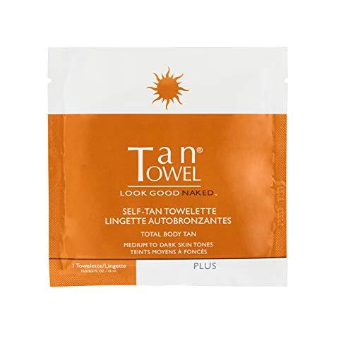 Tan Towel Tan Towel Plus Self-Tan Towelette Full Body, 5 Count (Pack of 1)