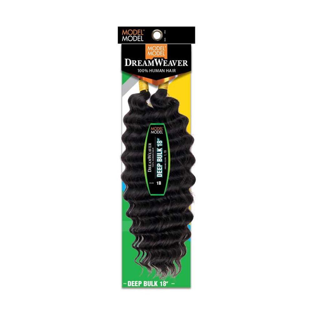 Model Model MODEL MODEL DREAM WEAVER Human Hair Braid DEEP BULK 18\" (4 Medium Brown)
