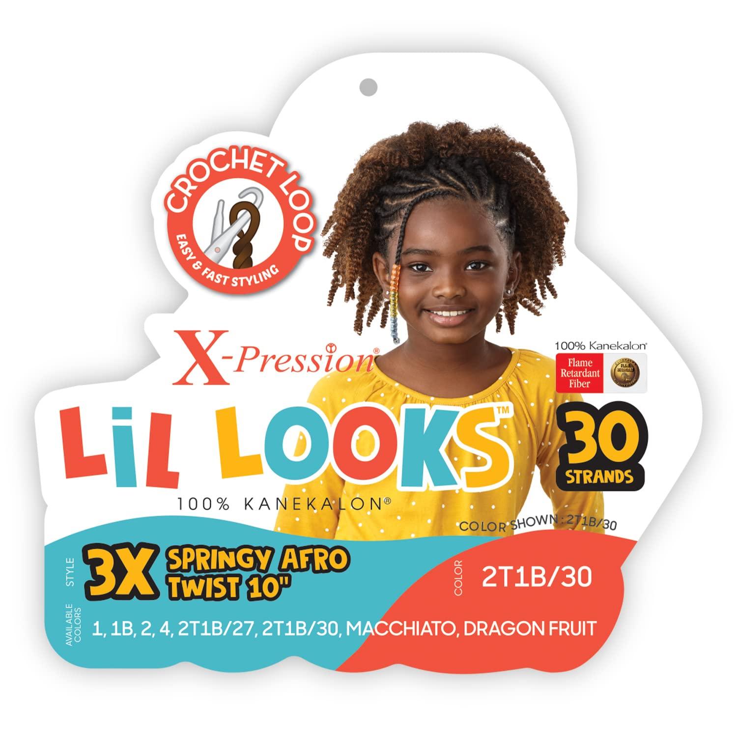 Outre Outre Crochet Braids X-Pression Lil Looks Springy Afro Twist 10" (Pack of 3, DRAFRU)