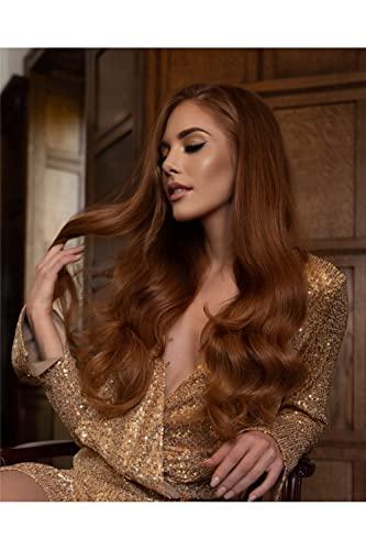 Foxy Locks Foxy Locks Cinnamon Ginger LiteTape Hair Extensions | Tape In 16 Inch | 50g
