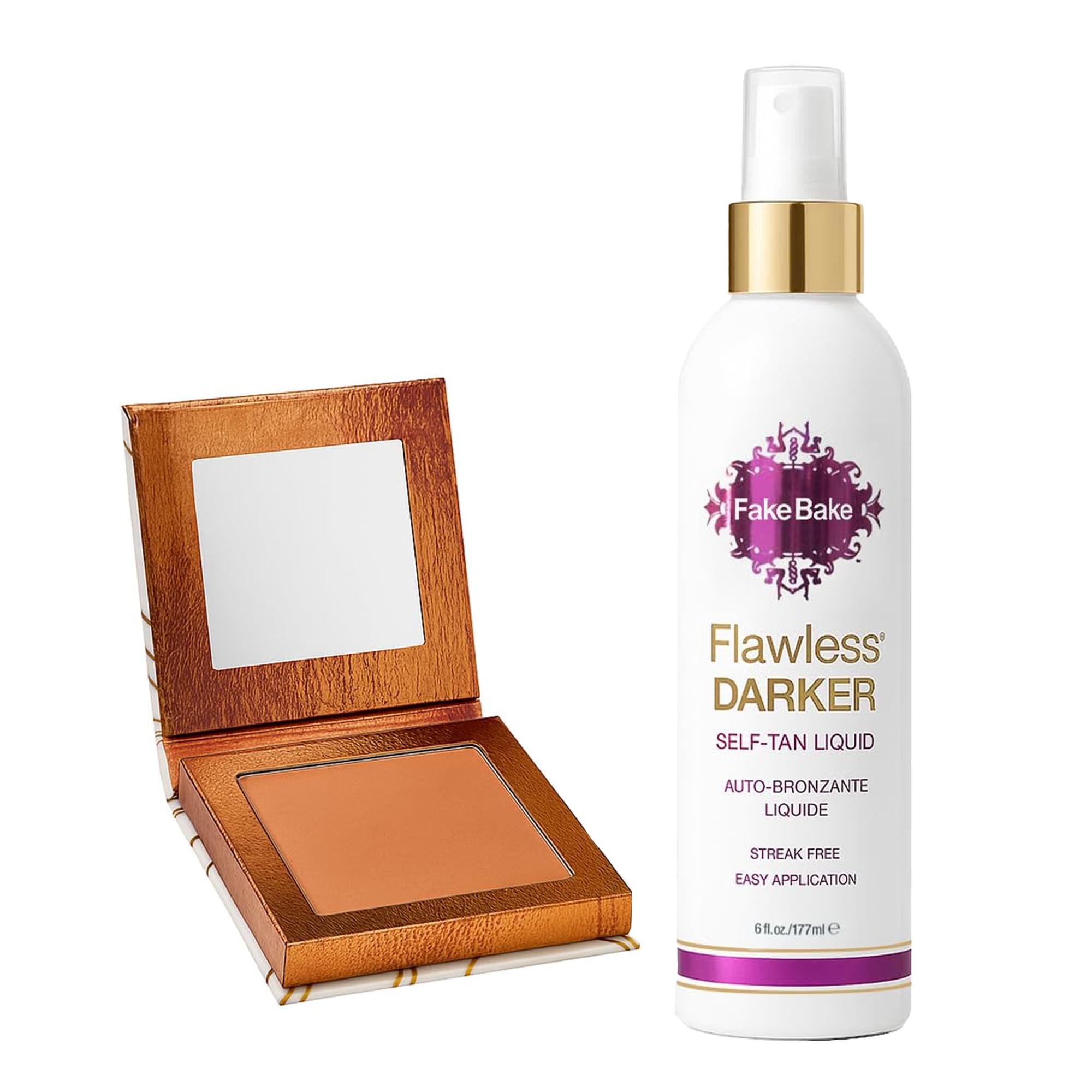Fake Bake Fake Bake Flawless Darker Self-Tanning Liquid Spray with Bronzing Compact