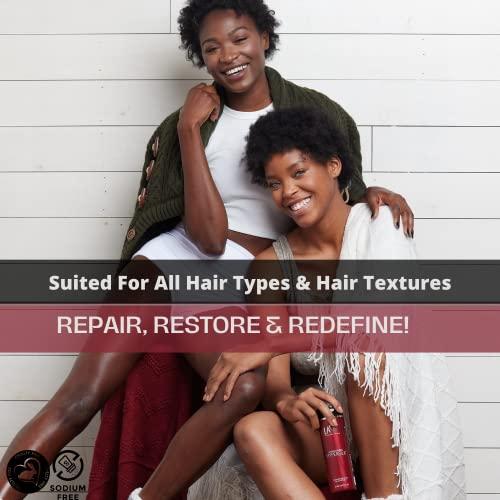 Lasio Lasio - Keratin-Infused HYPERSILK Replenishing Keratin Shampoo - 35.27 Fl. Oz - Repair, Restore & Redefine Hair Care Products - Keratin Shampoo Sulfate Free