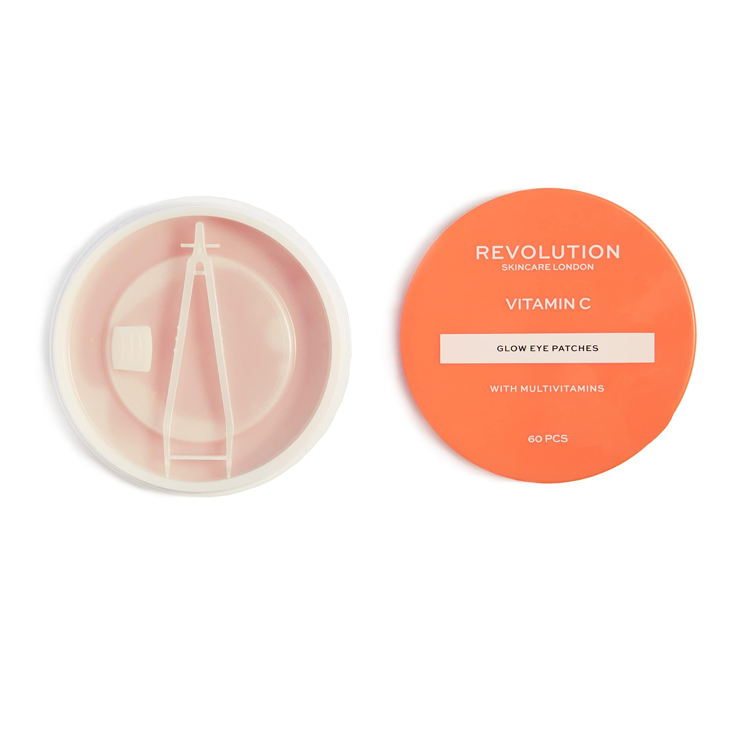 Makeup Revolution Revolution Skincare London, Vitamin C, Brightening Hydro Gel Eye Patches, 30 pairs, 160g