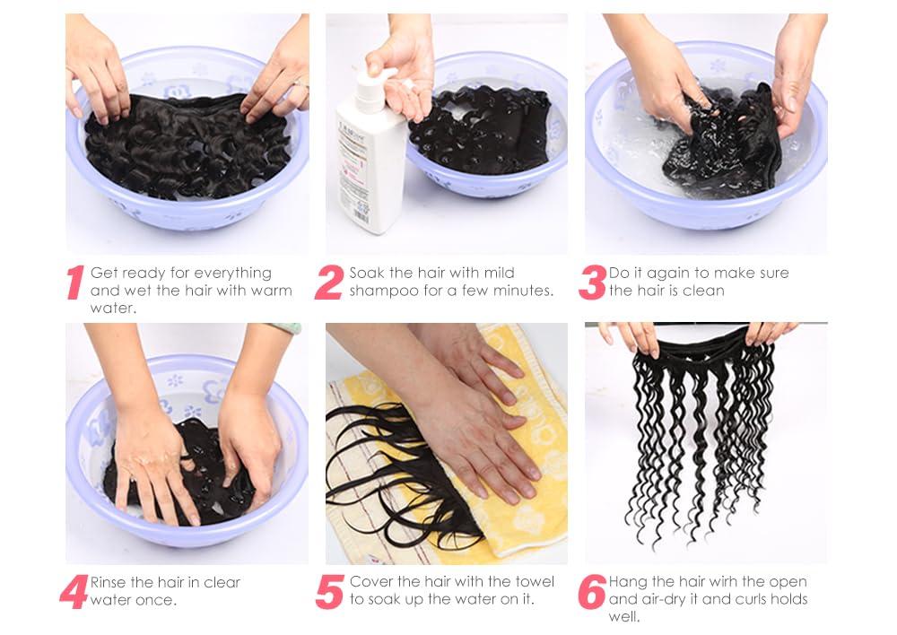 Hiaplame P1B/27 Human Hair Bundles Highlight Bundles Ombre Straight Human Hair Bundles Brazilian Unprocessed Virgin Hair Blonde Straight Bundles Hair Weave 12 14 16 inch