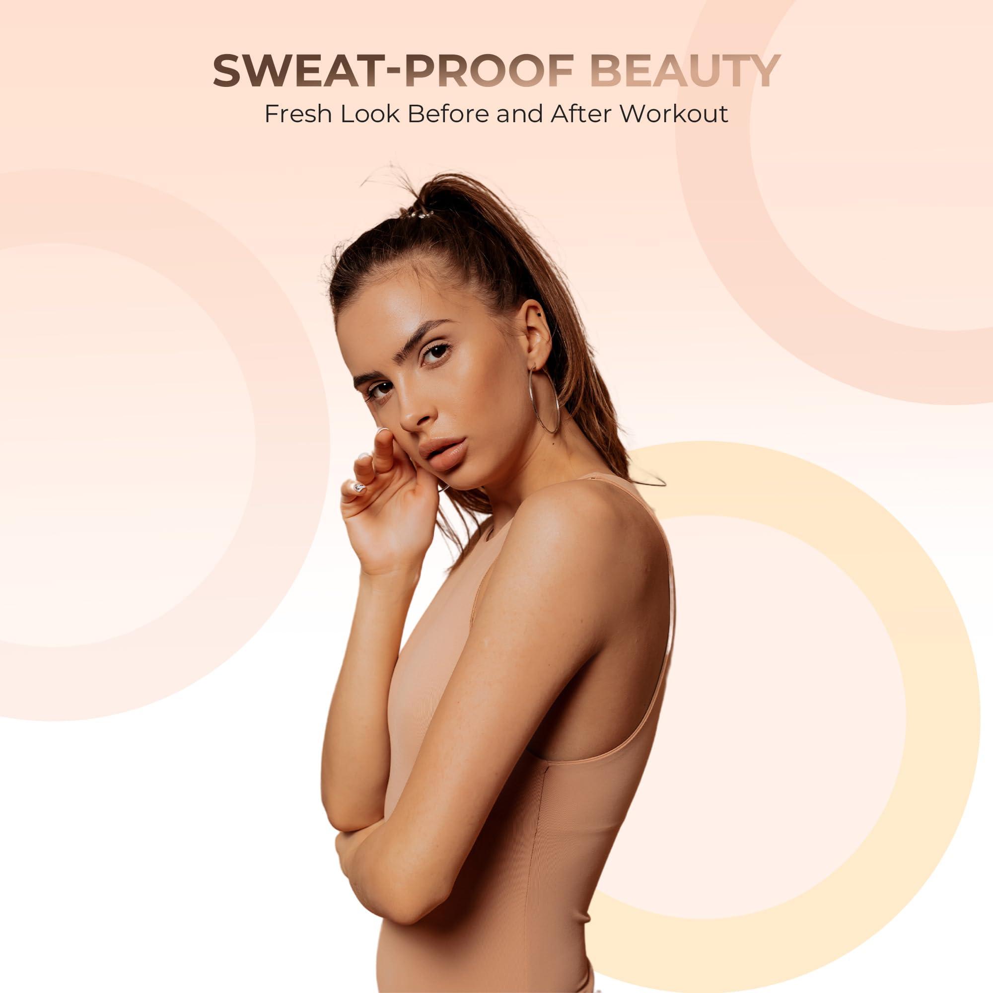 Sweet Face Minerals CONCEALER & CORRECTOR KIT with BRUSH Mineral Makeup Set Bare Skin Matte Powder (20 gram Sifter Jars, Medium Concealer)