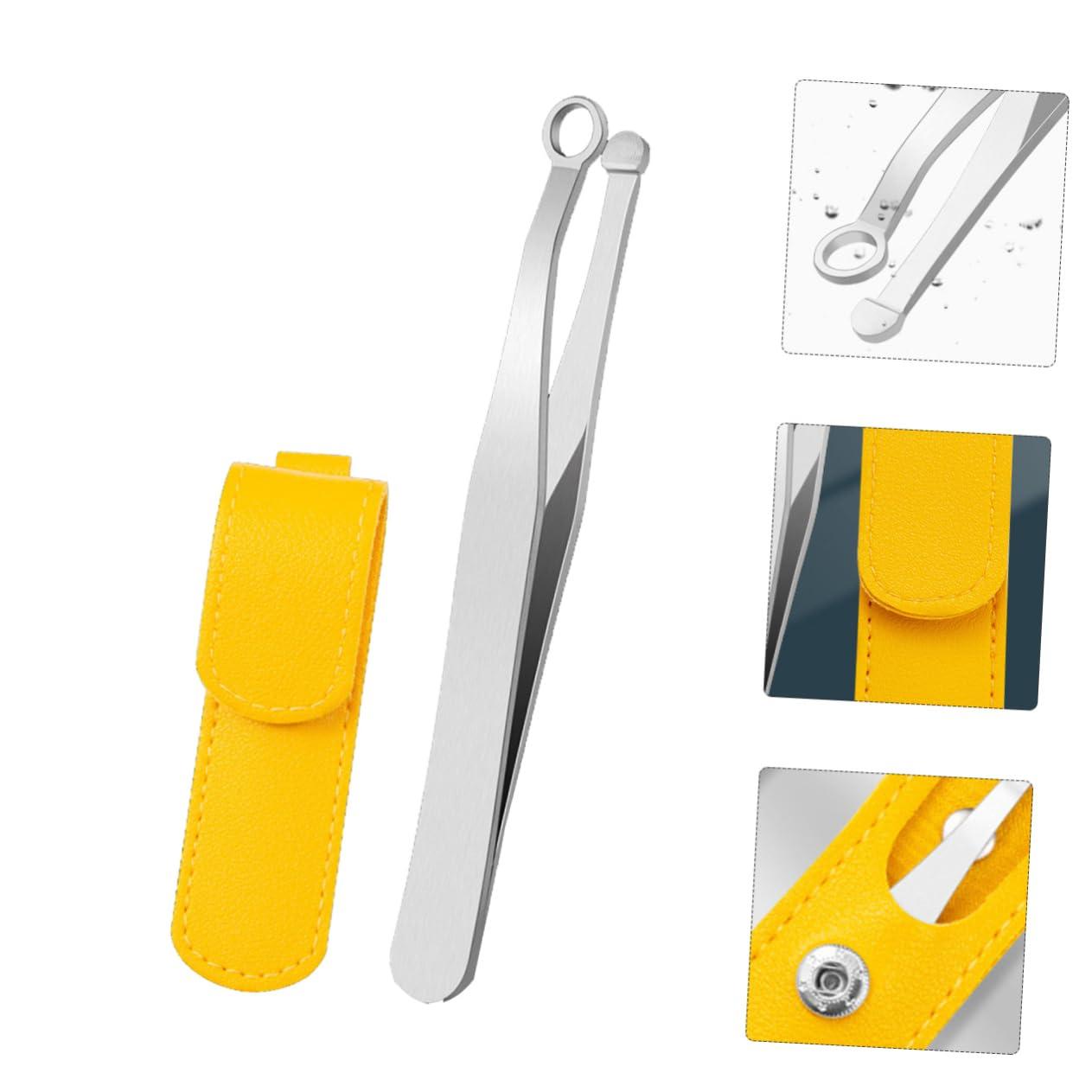 Beavorty Beavorty 1 Set Nose Hair Clip Tweezers Facial Tools Cleaning Tools Nose Hair Remover Trimmer Tool Nose Hair Trimmers Trimming Tool Nasal Hair Trimmer Nasal Hair Clip Stainless Steel