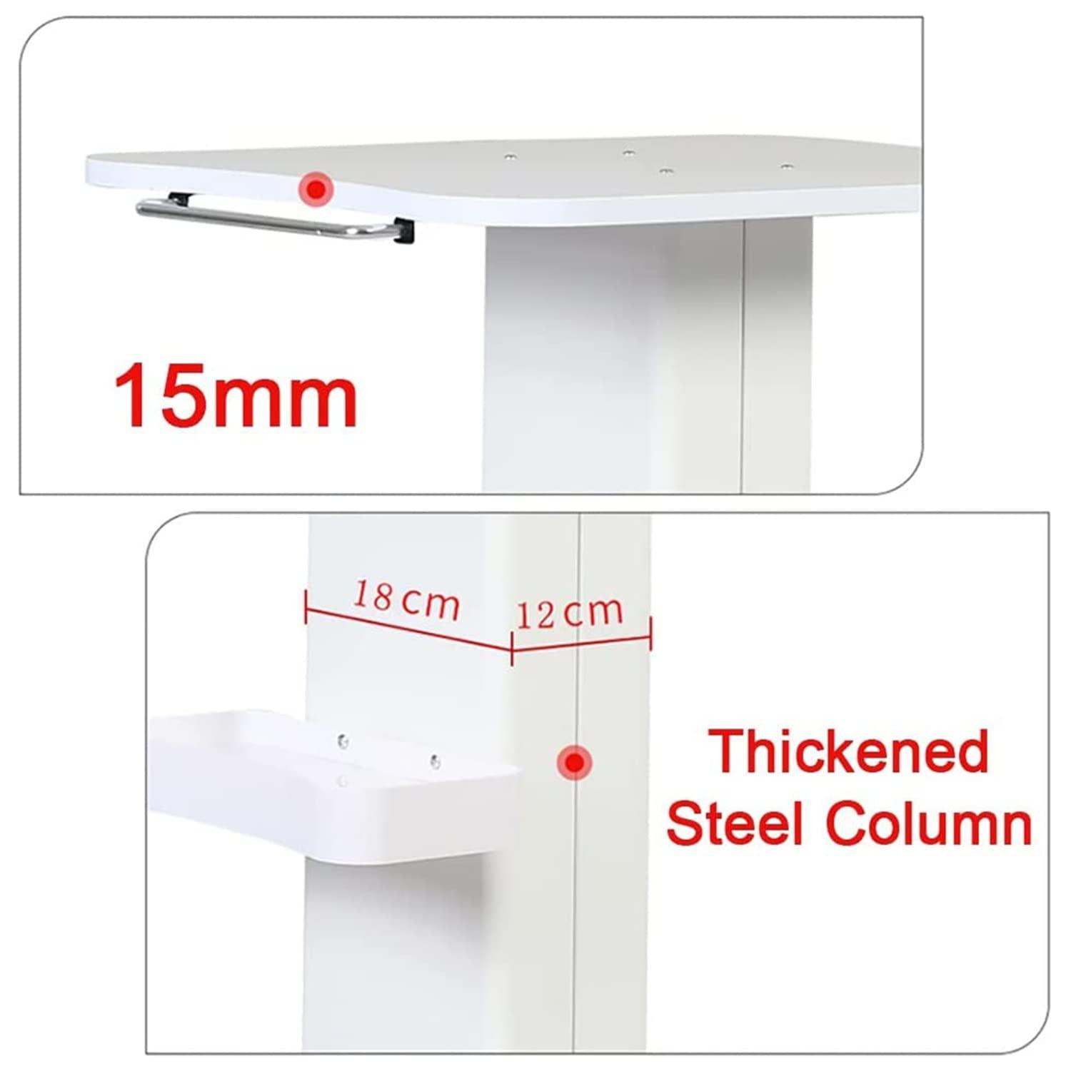 GUNEL GUNEL Professional Beauty Salon Trolley Cart, Hair Salon Spa Rolling Trolley Stand Mobile Cart with Lockable Wheels, Beauty Instrument Storage Tray (Size : 45 * 45 * 70cm)